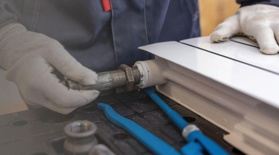 Burst pipe repair in Kake, AK